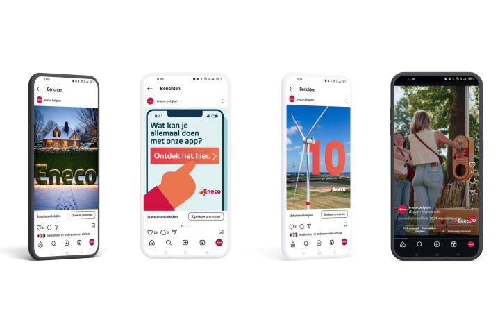 Social media posts eneco